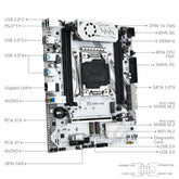 X99 Intel LGA2011-3 M.2 DDR4 NVMe mATX Motherboard for Intel Xeon E5 V3 V4 X99 LGA2011-3 Motherboard